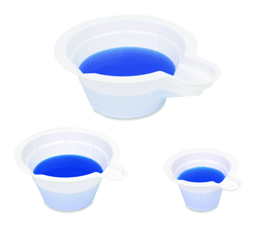 Disposable weighing boats, PS Disposable weighing boats, PS