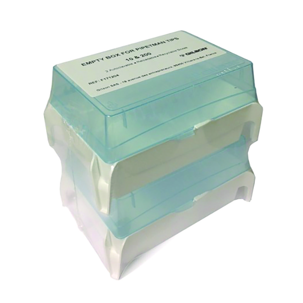 Empty boxes for PIPETMAN® DIAMOND Tips, blister refill and reload packs Empty boxes for PIPETMAN® DIAMOND Tips, blister refill and reload packs