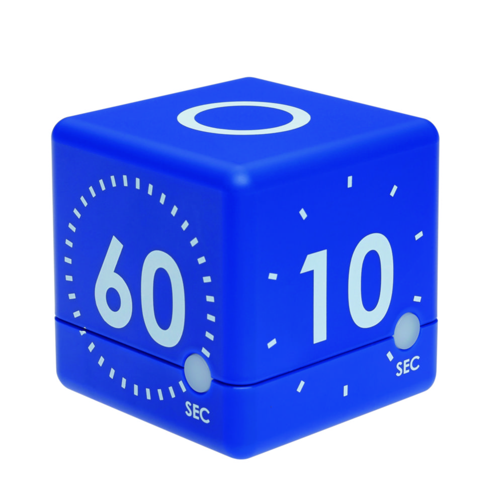 Short period timer CUBE TIMER, blue Short period timer CUBE TIMER, blue
