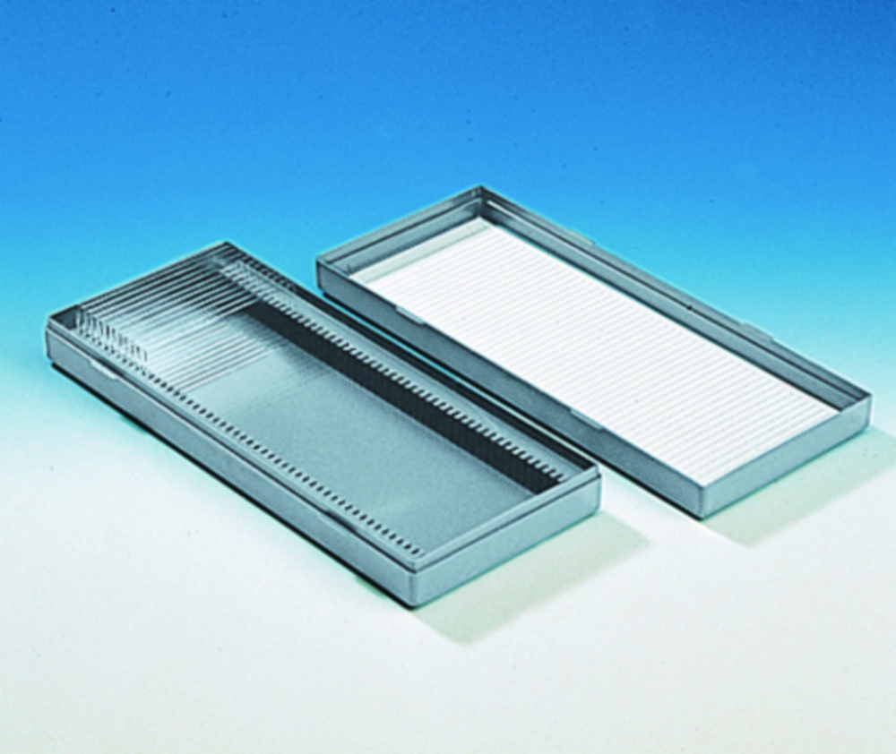 Microscope slide boxes, PS Microscope slide boxes, PS