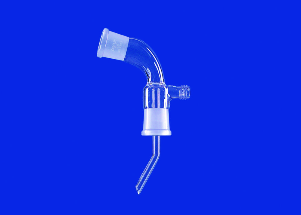 Adapters for distilling receivers acc. to Bredt, DURAN® tubing, bent Adapters for distilling receivers acc. to Bredt, DURAN® tubing, bent