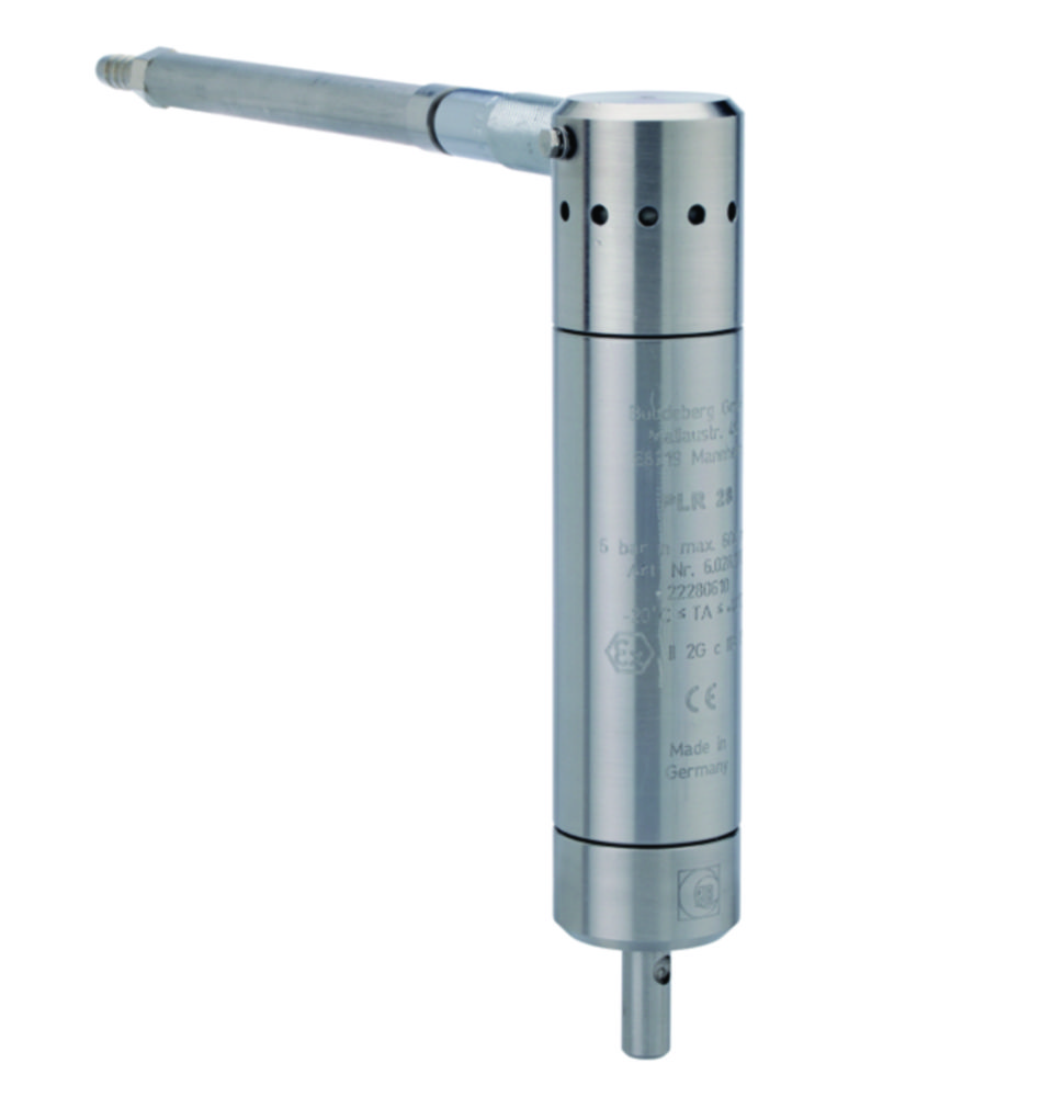 PLR compressed air laboratory stirrers up to 30 L for use in potentially explosive atmospheres, without/with tachometer PLR compressed air laboratory stirrers up to 30 L for use in potentially explosive atmospheres, without/with tachometer