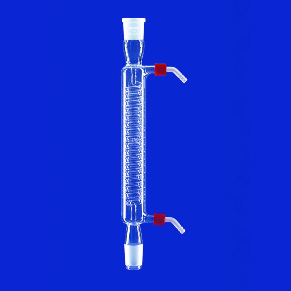 Schlangenkühler, DURAN®-Rohr, mit PP-Oliven