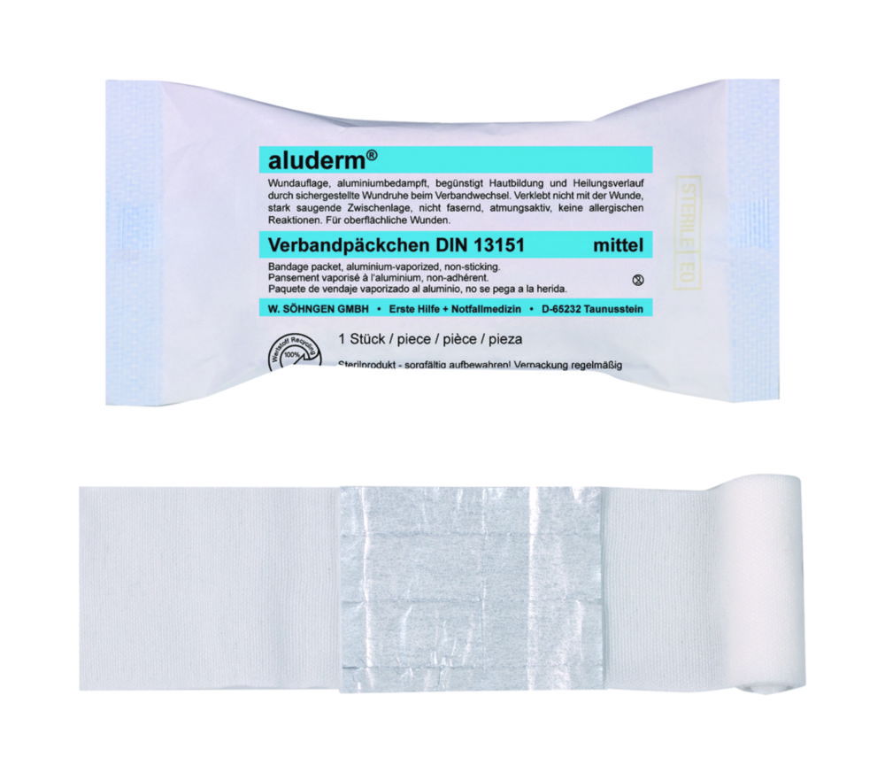 Verbandpäckchen aluderm® DIN, steril