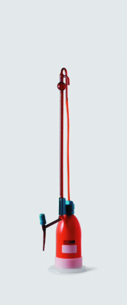 Automatic burettes, schilling pattern, amber glass, borosilicate glass 3.3/LDPE Automatic burettes, schilling pattern, amber glass, borosilicate glass 3.3/LDPE