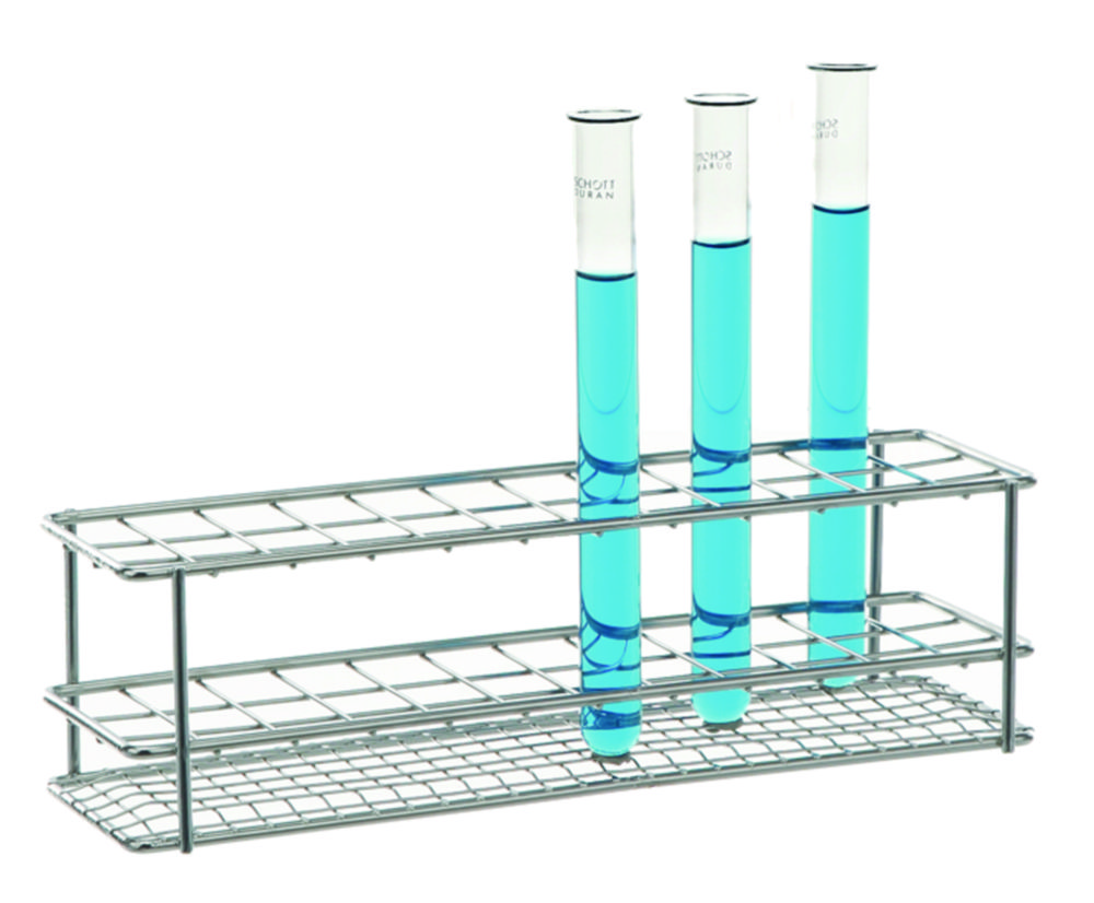 Test tube racks, 18/10 stainless steel wire Test tube racks, 18/10 stainless steel wire