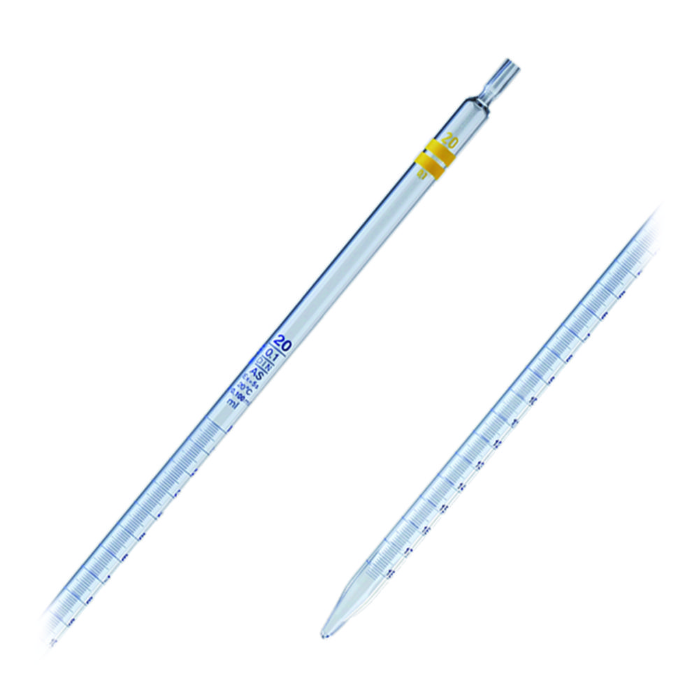 LLG-Graduated pipettes, soda glass, class AS, type 3 LLG-Graduated pipettes, soda glass, class AS, type 3