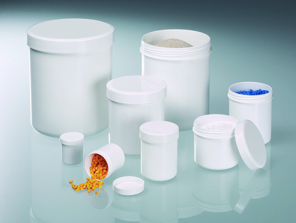 Jars with screw cap, LaboPlast®, PP Jars with screw cap, LaboPlast®, PP