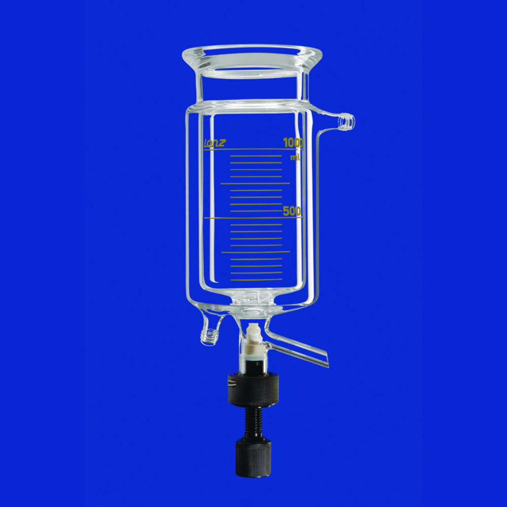 Reaktionsgefäße, zylindrisch, mit Temperiermantel und Entleerungsventil