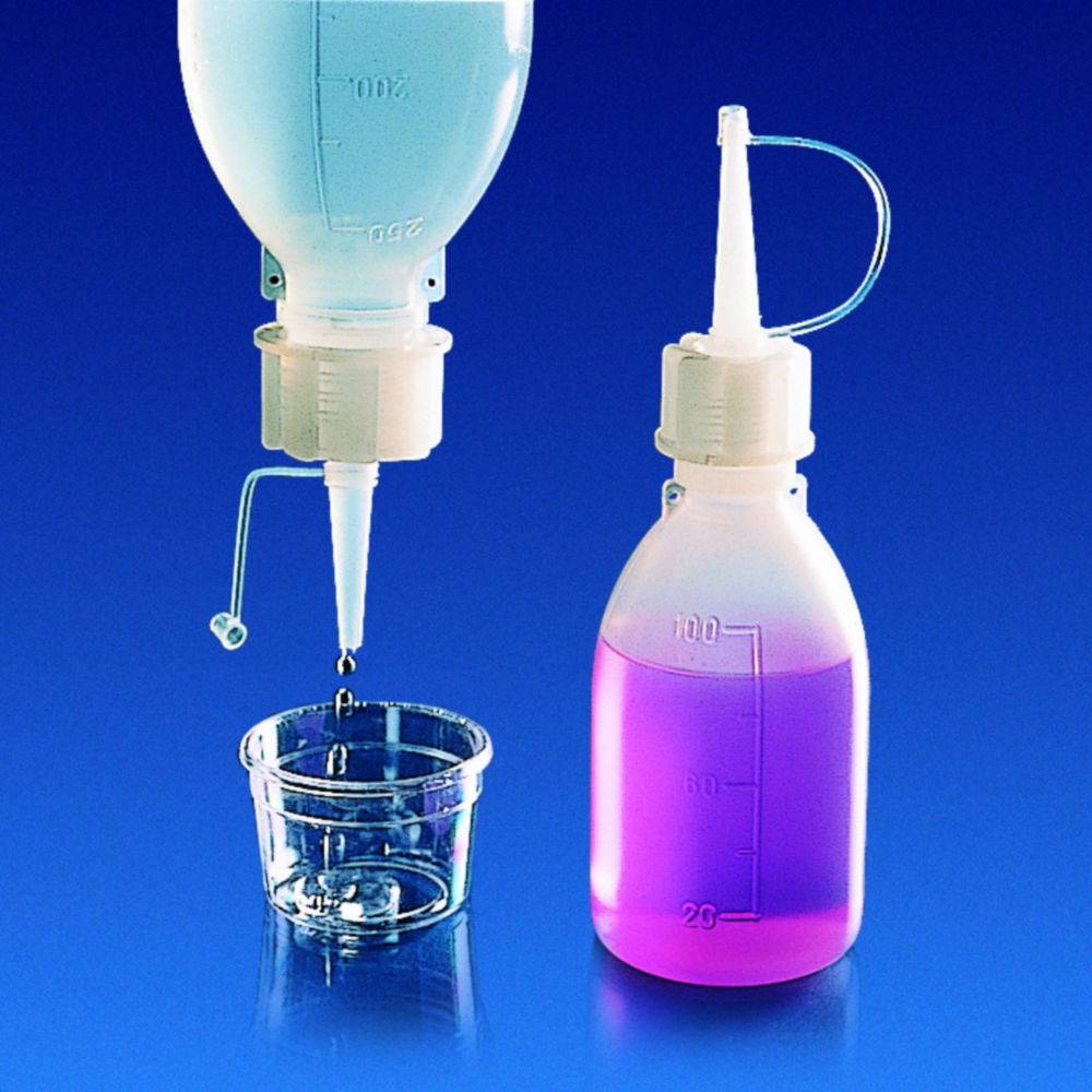 Tropfverschluss, PE, mit langer Tülle