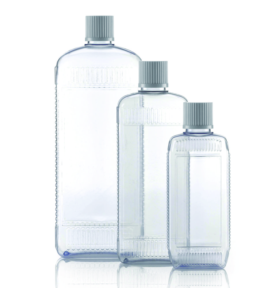 Square bottles without closure, PVC, series 310 Square bottles without closure, PVC, series 310