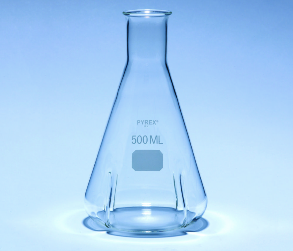 Baffled flasks, Pyrex®borosilicate glass