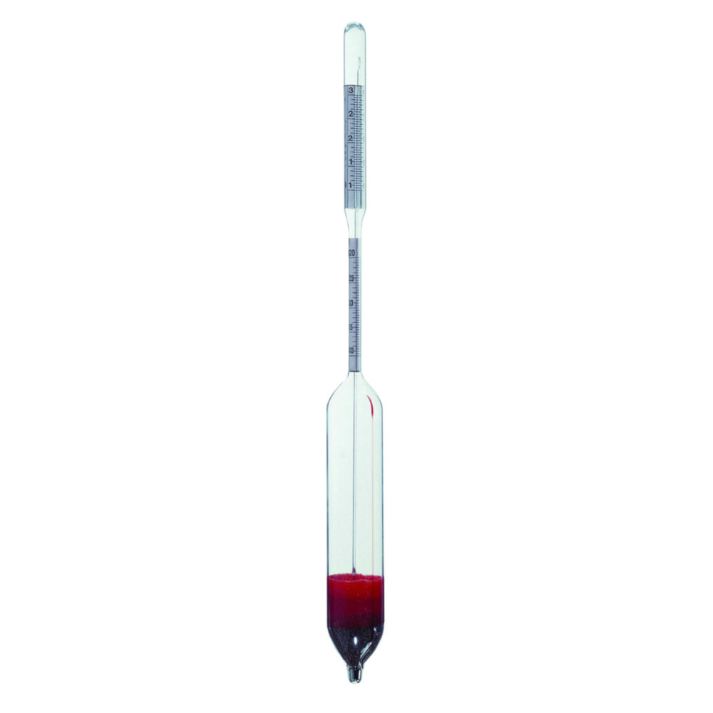 Präzisions-Aräometer, Laktodensimeter, eichfähig