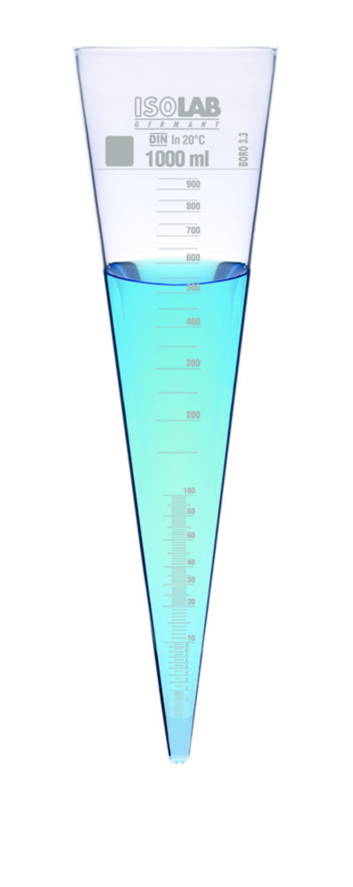 Imhoff Sedimentation cones, borosilicate glass 3.3