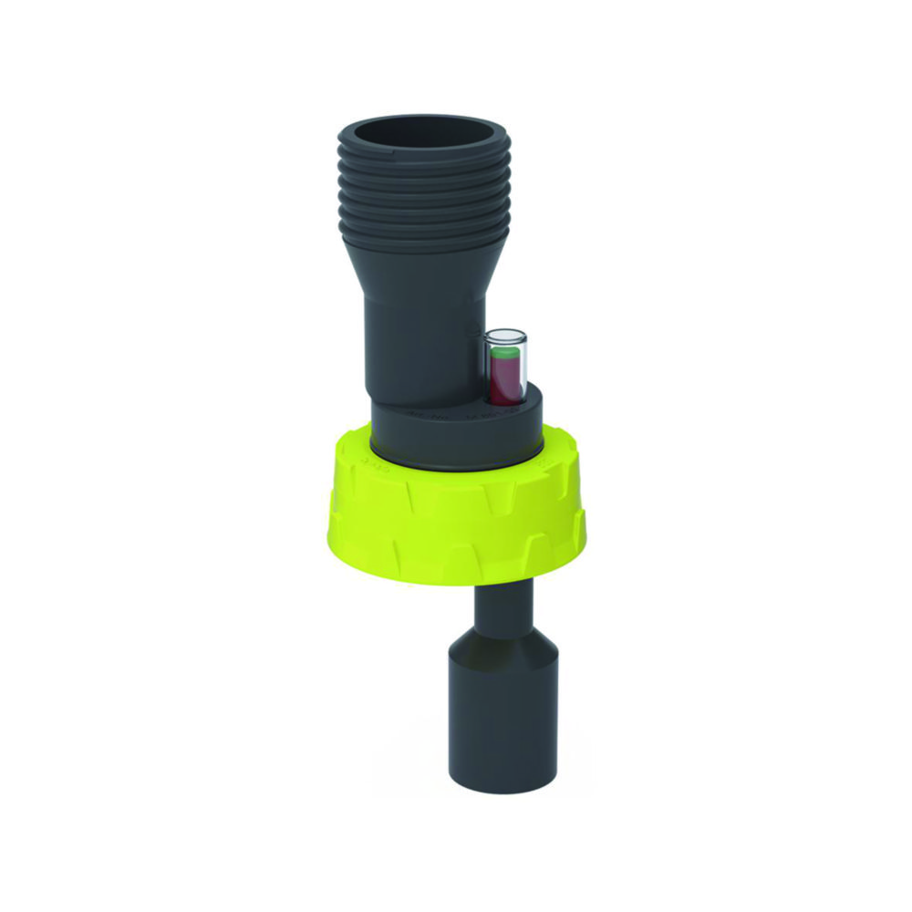 Funnel connections with level indicator, PE-EX Funnel connections with level indicator, PE-EX