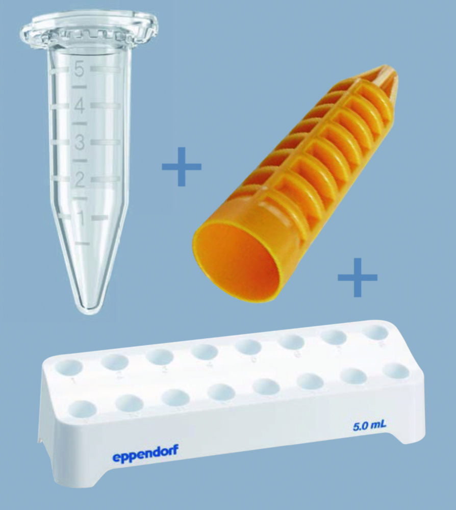 Eppendorf Tubes® 5.0 mL, starter pack, with snap caps Eppendorf Tubes® 5.0 mL, starter pack, with snap caps