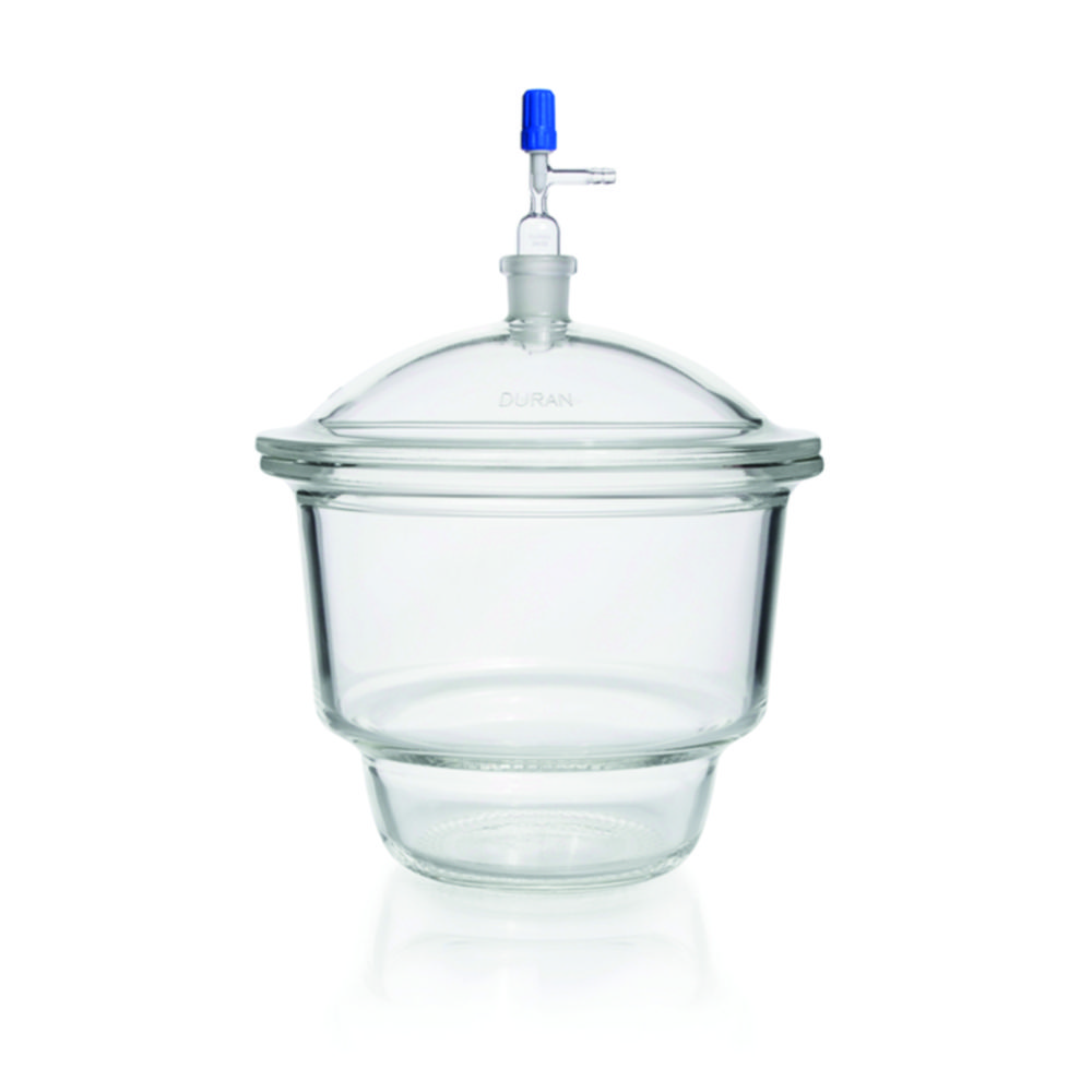 Desiccators, DURAN®, vacuum, with stopcock Desiccators, DURAN®, vacuum, with stopcock