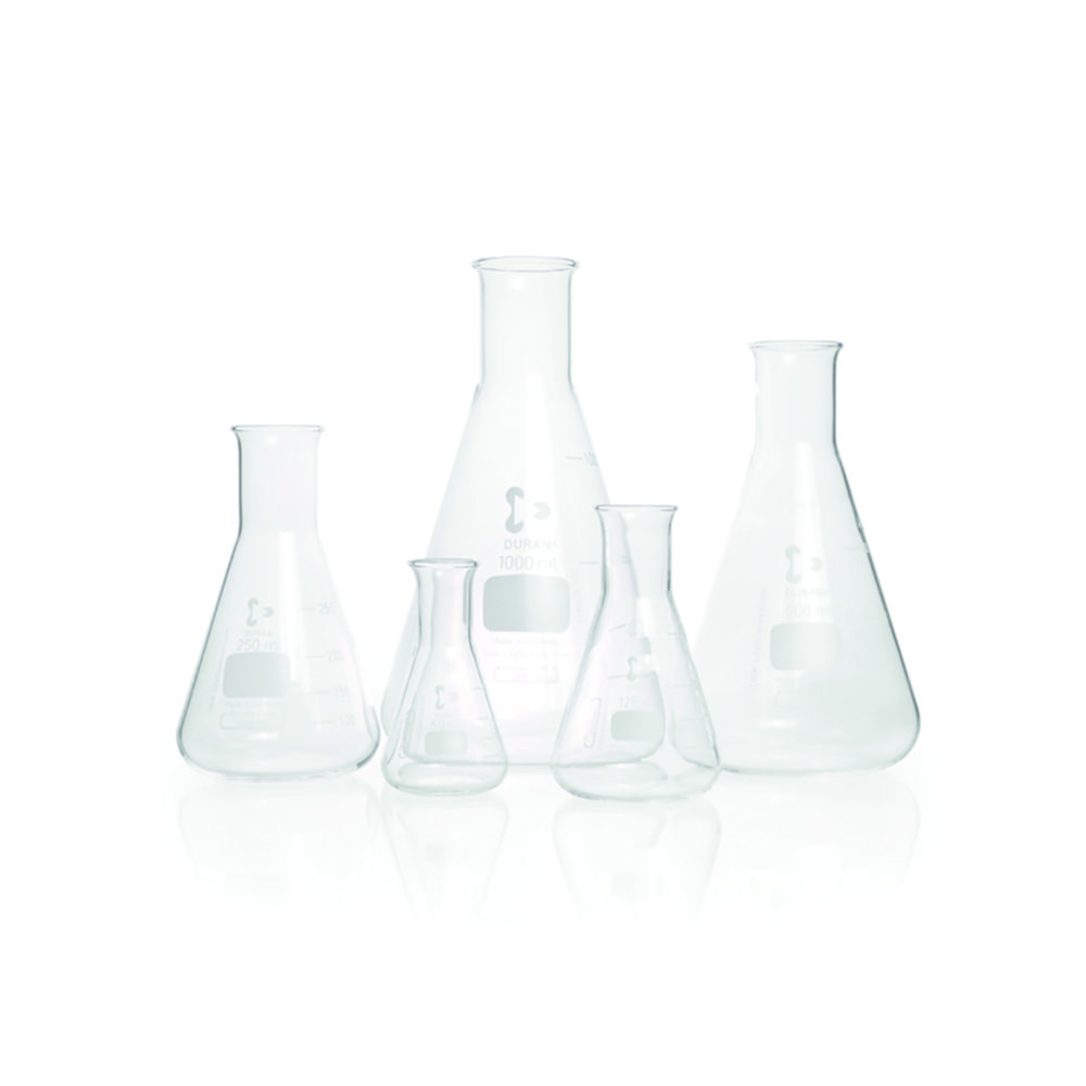 Erlenmeyer flasks, narrow neck, DURAN® Erlenmeyer flasks, narrow neck, DURAN®
