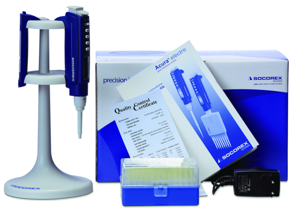 Einkanal-Mikroliterpipetten Initialpack Acura® electro XS 926 / electro 936, variabel