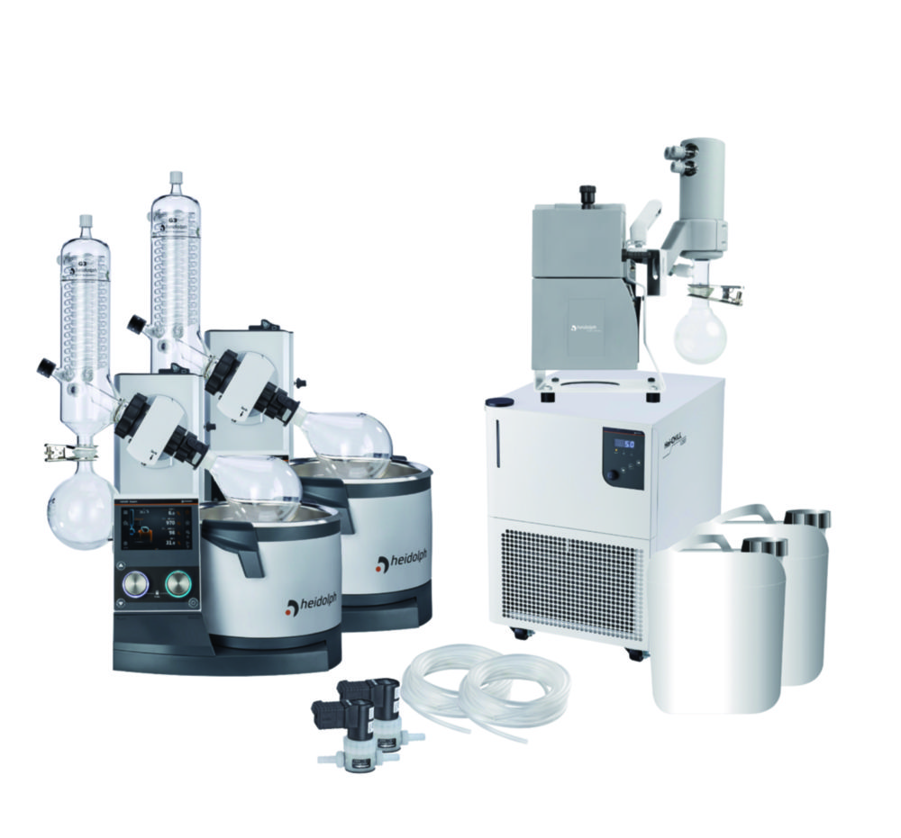 Rotary Evaporators Hei-VAP Expert Control Twin VAP Package Rotary Evaporators Hei-VAP Expert Control Twin VAP Package