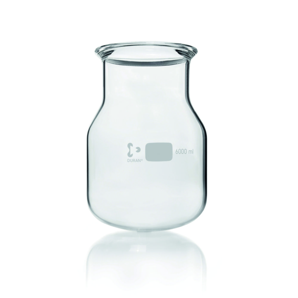 Reaction flasks, flat flange, DURAN®, flask shaped Reaction flasks, flat flange, DURAN®, flask shaped