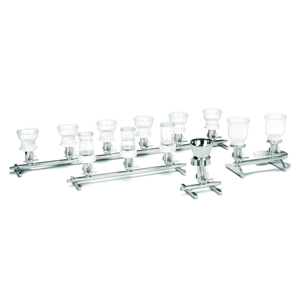 Absaugvorrichtungen Microsart®, Verteiler für Microsart® Trichter und Filter