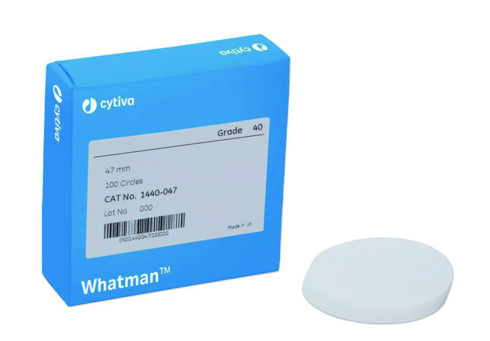 Quantitative filter paper,  grade 40 Quantitative filter paper,  grade 40