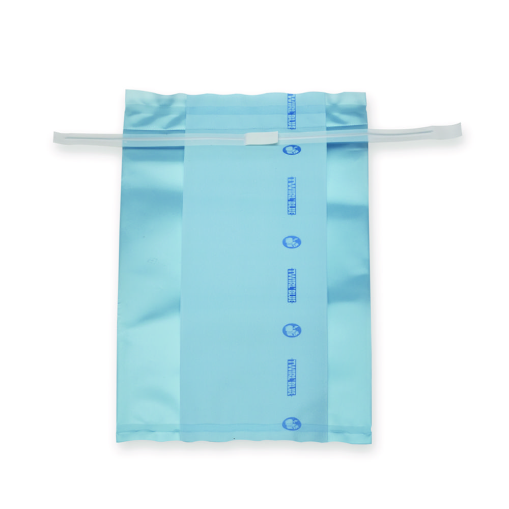 Sample bags, TWIRL’Blue, with writing area Sample bags, TWIRL’Blue, with writing area